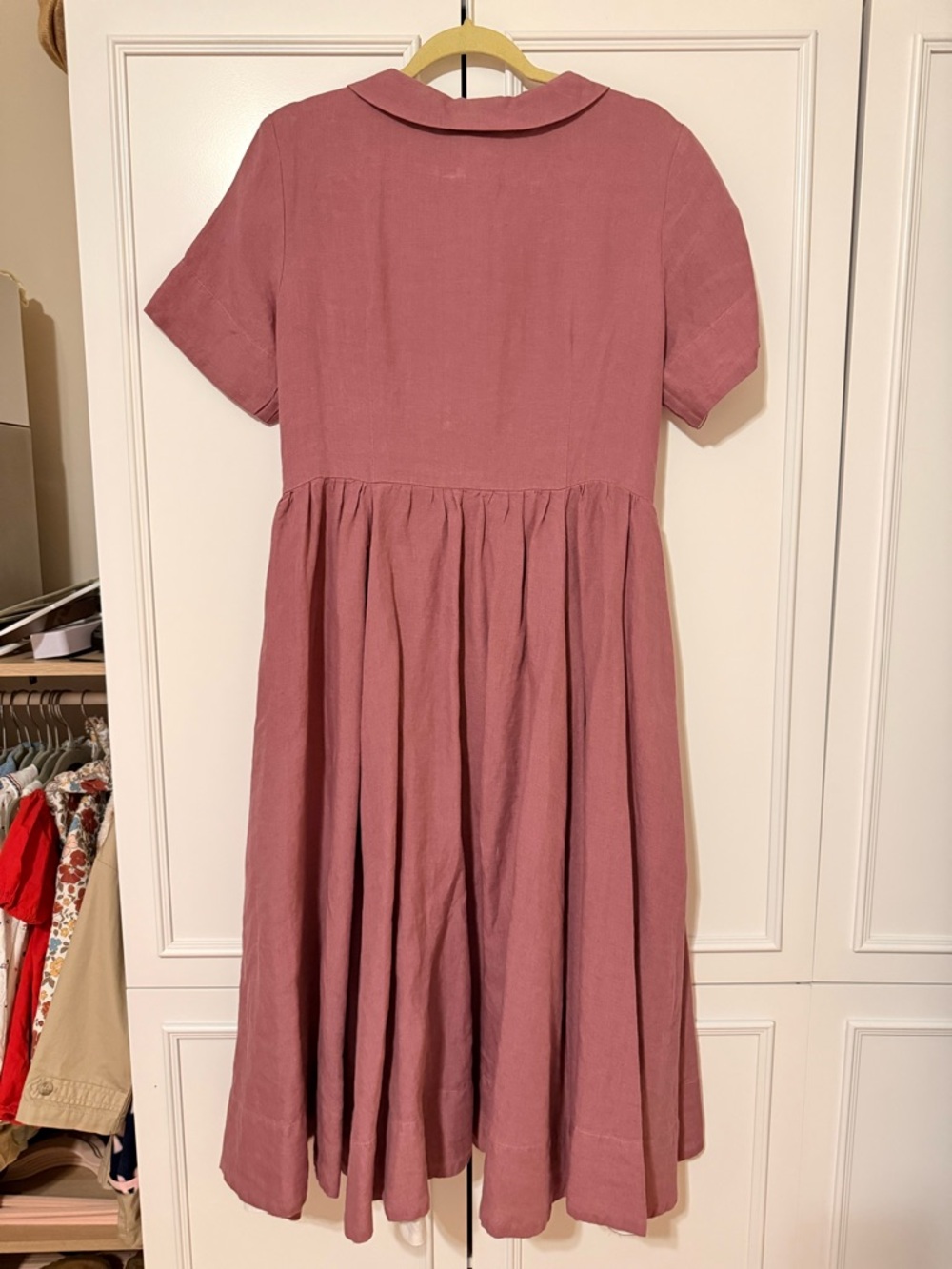 Son de Flor Classic Dress, Short Sleeve - Phlox Purple / L - Picture 3 of 4